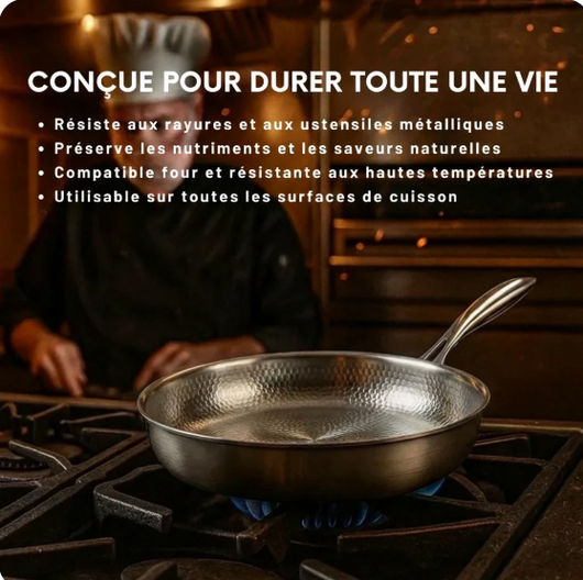 Sauteuse 100% Titane Pur - Epure