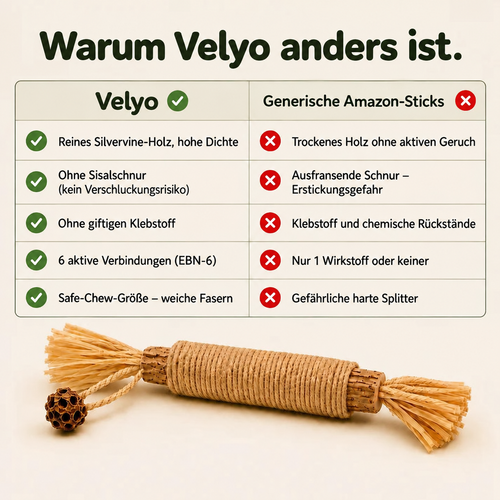 Natürliche Velyo-Zahnsticks