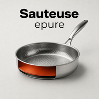 Sauteuse 100% Titane Pur - Epure