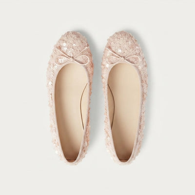 Sequin Ballet Flats