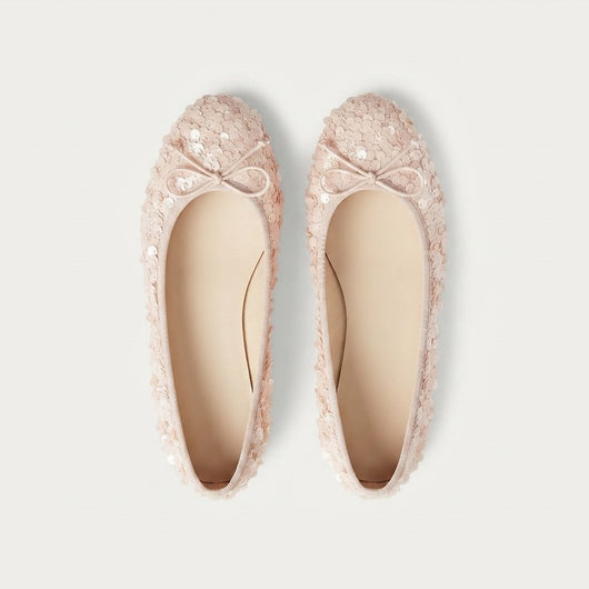 Sequin Ballet Flats