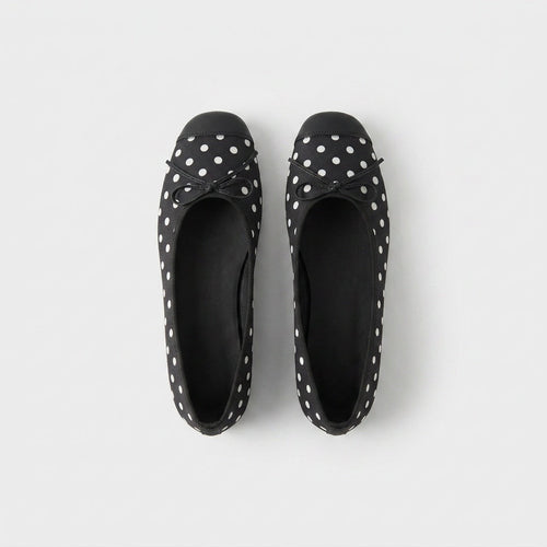 Domino Ballet Flats